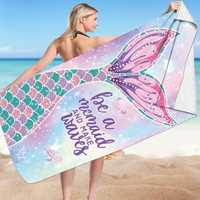 Ręcznik plażowy syrena 70x150