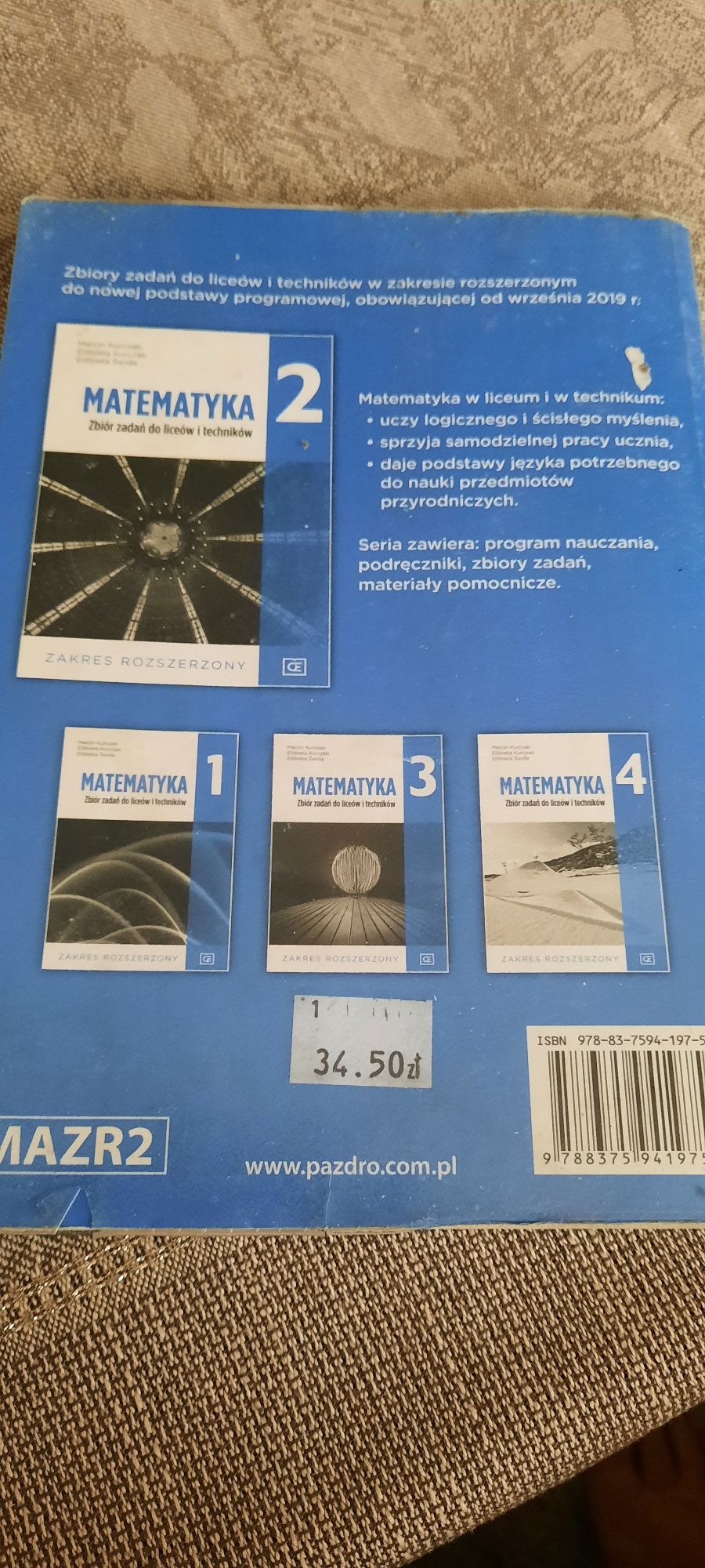 Matematyka zbiór zadań 2 Kurczab Marcin