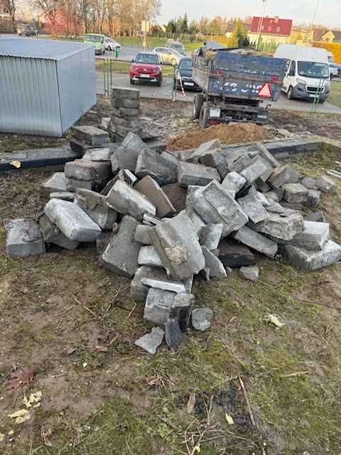 Do oddania bloczki betonowe, gruz