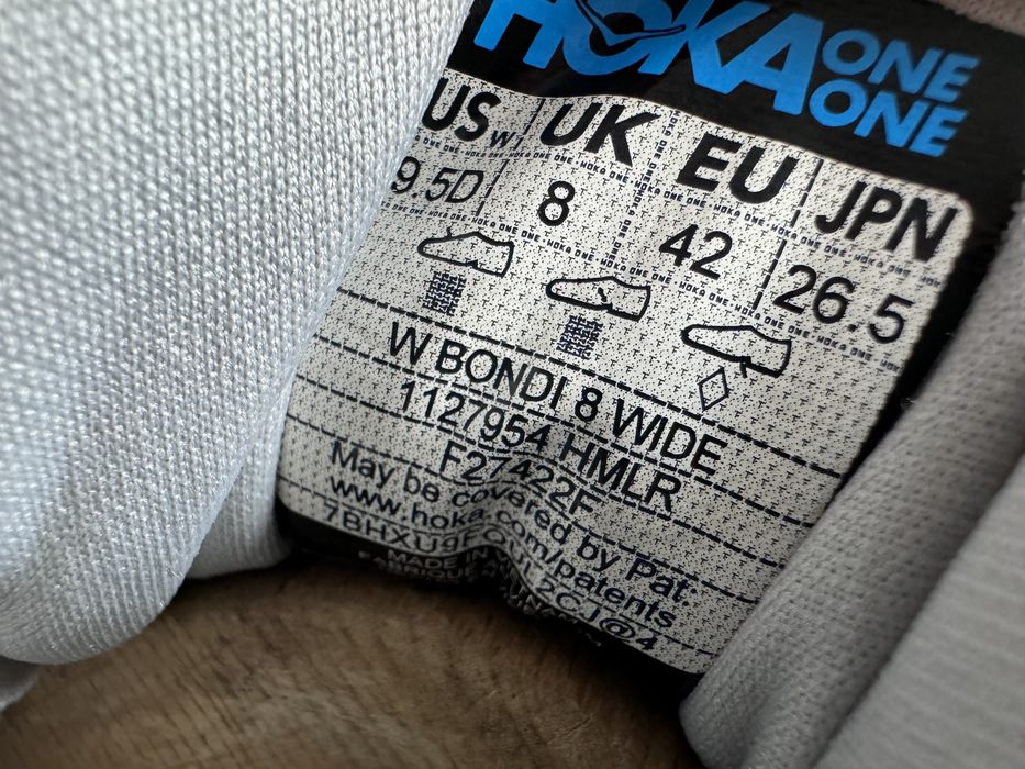 Оригінал Розмір 42 Кросівки Hoka One One Bondi 8 Взуття