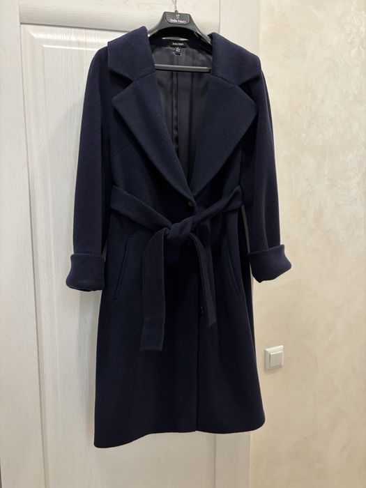 Пальто сине