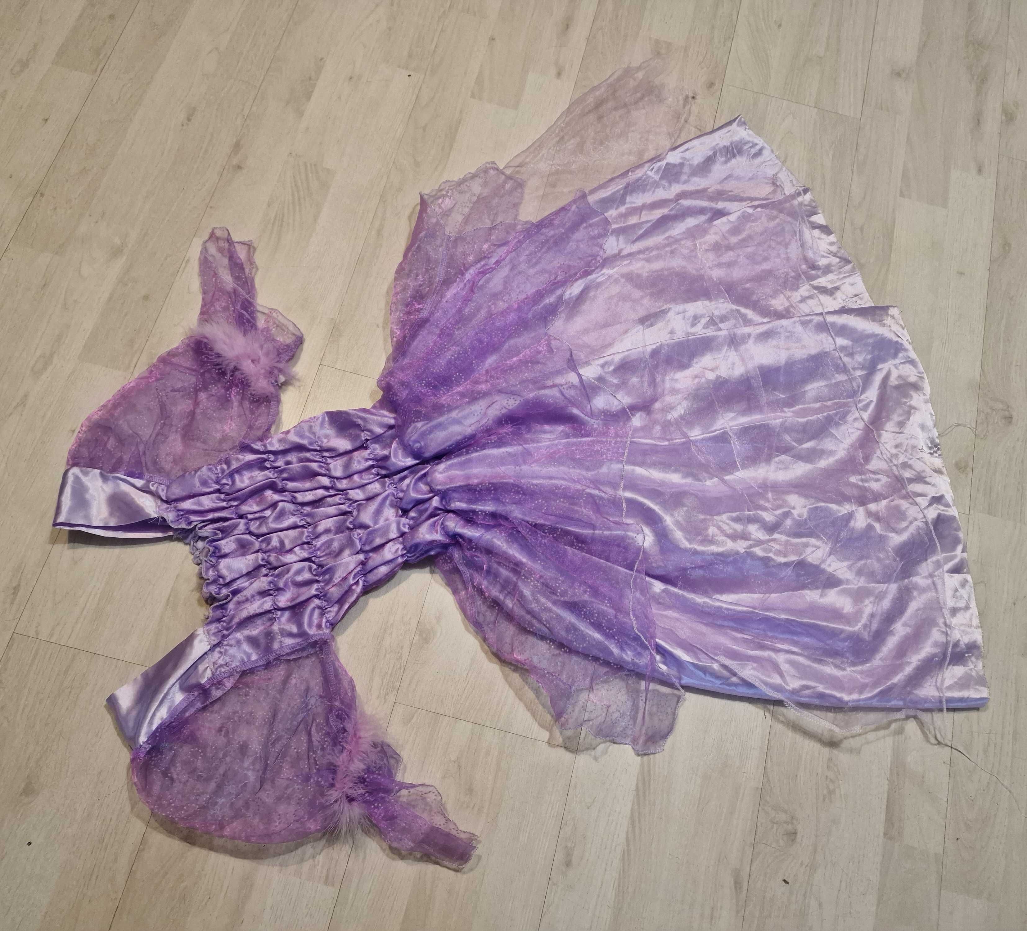strój baletowa królewna motylek motyla nr 577