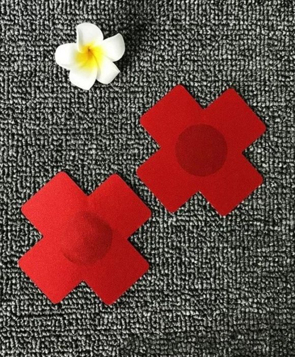 Наклейки на грудь соски пэстис стикини