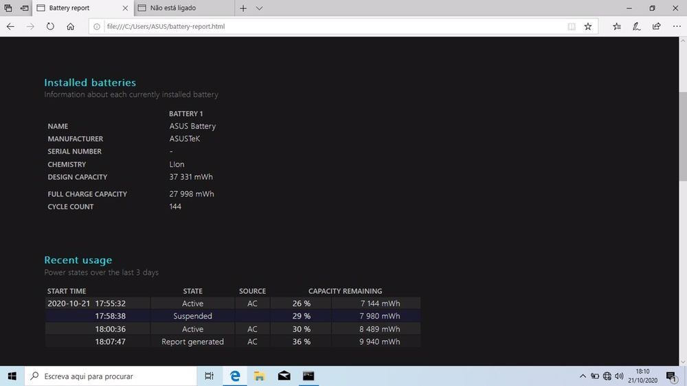 Computador Portátil Asus I5