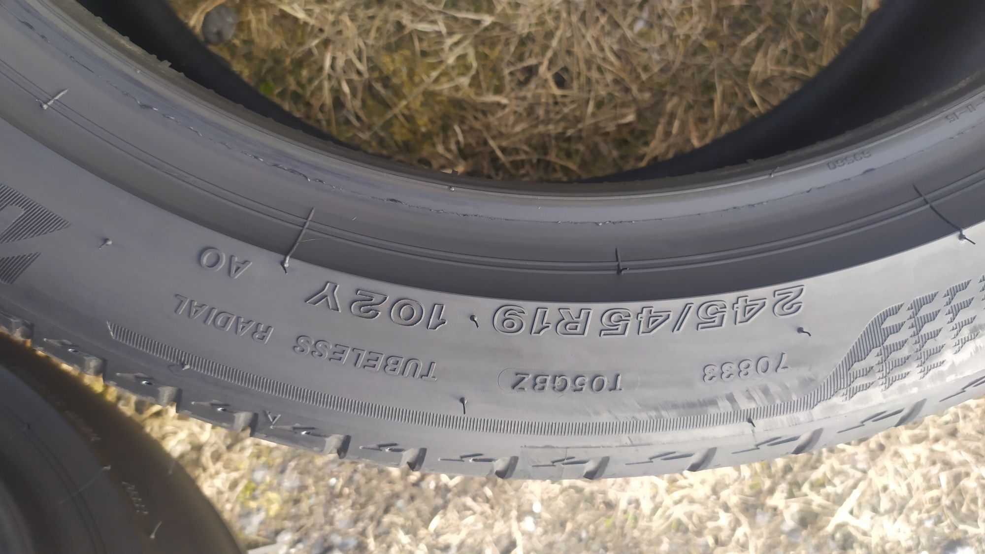 245/45/19 Bridgestone rok 2021 Poznań 2szt 260 zł