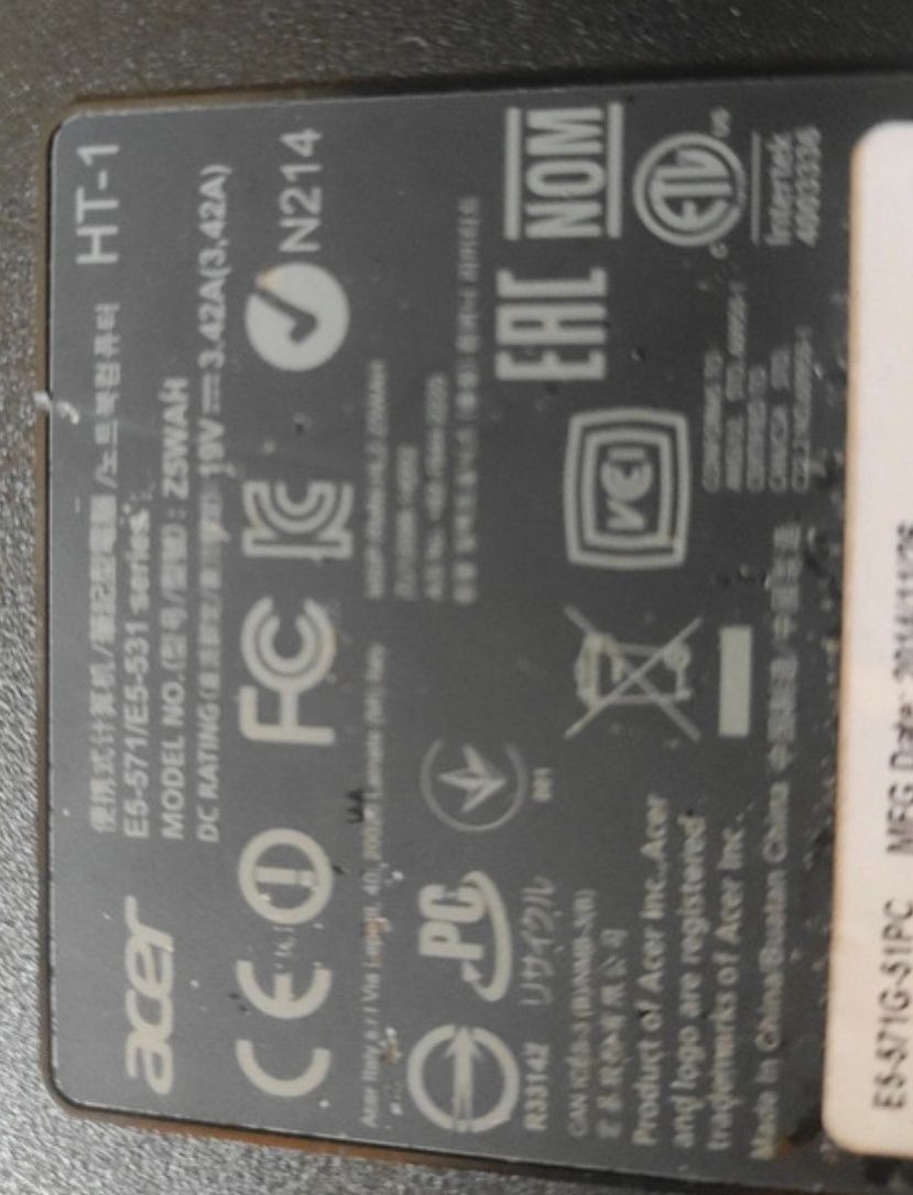 Computador portátil ACER