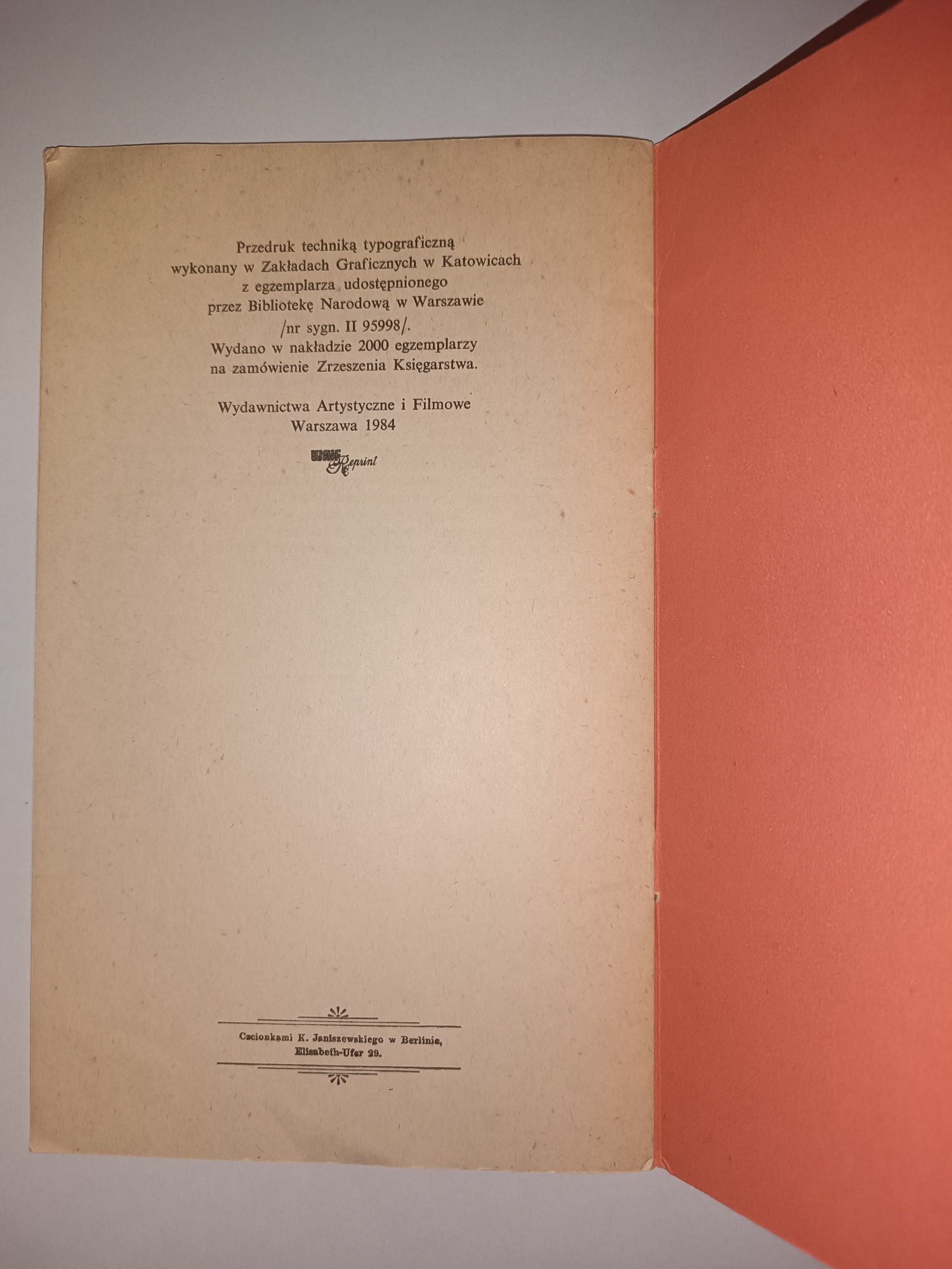Róża Luksemburg. "W obronie narodowości" wyd. 1900 r. Reprint z r.1984