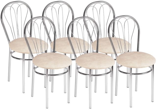 Nowe krzeslo Krzesla kuchenne Venus - Zestaw 6 sztuk