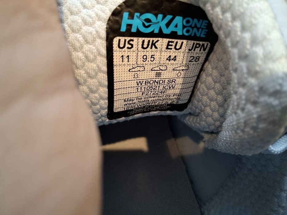 Блакитні Hoka Bondi SR 42/ 44 розміри. Шкіра. Оригінал