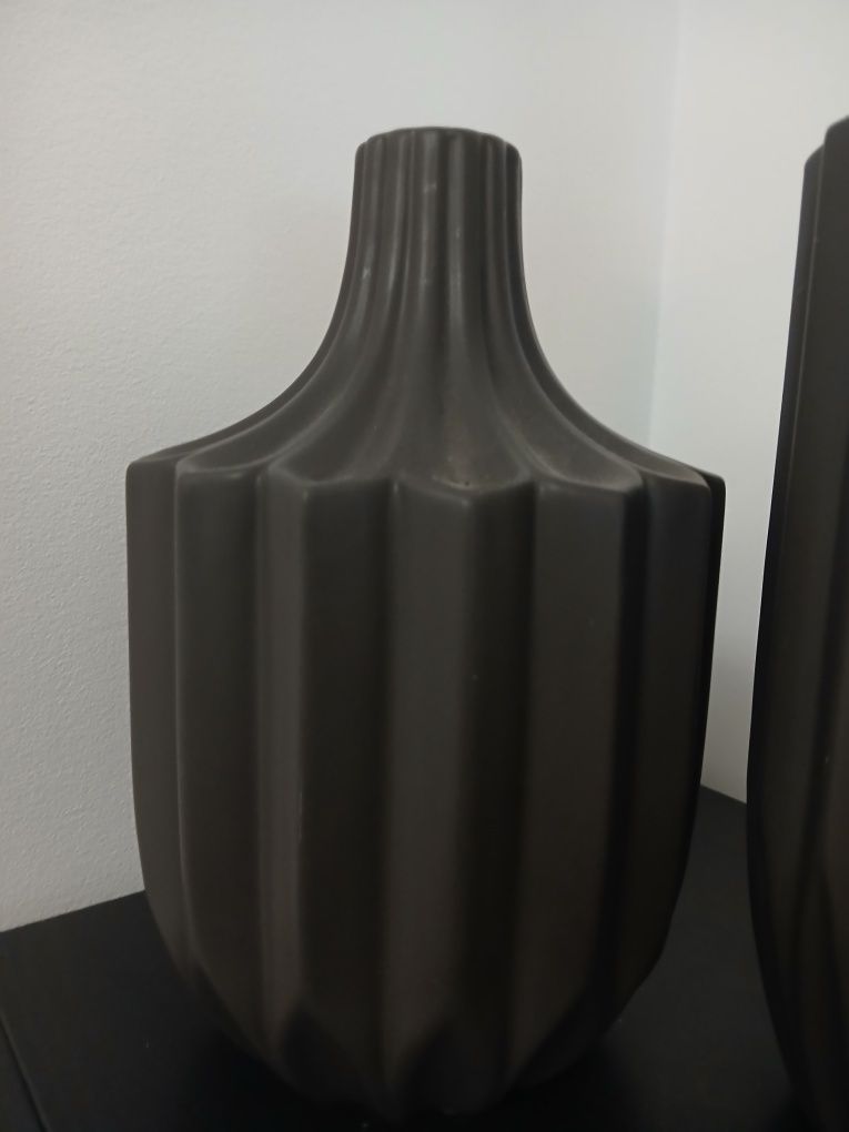 Conjunto Jarras ceramica cinza
