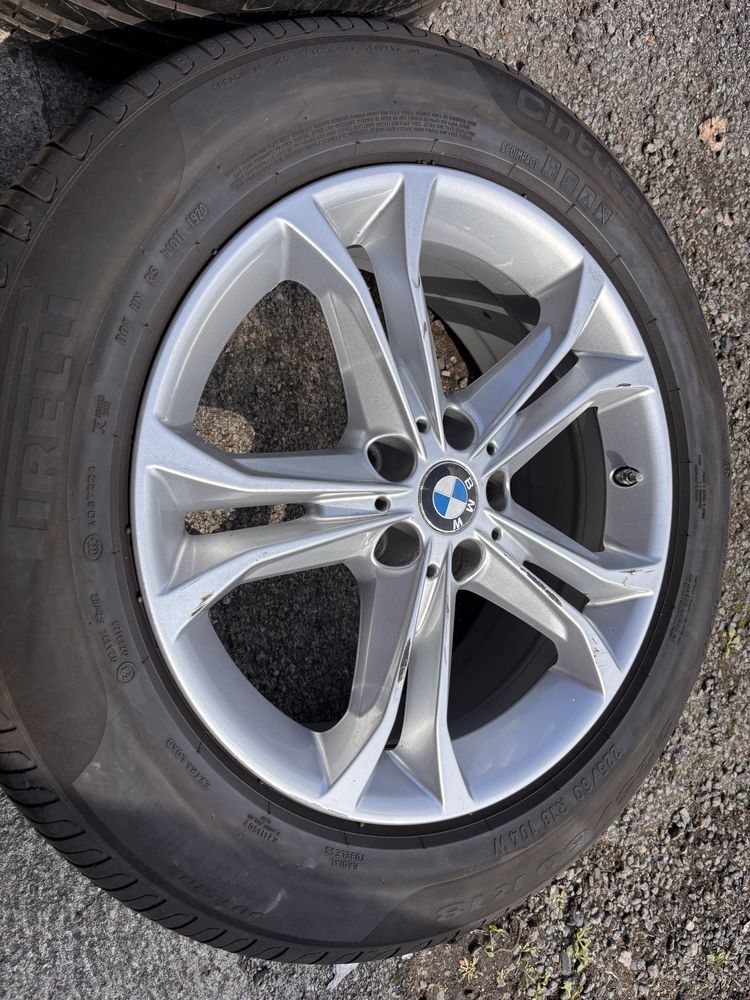 Oryginalne Koła letnie Alufelgi Bmw 225/60/18 Pirelli 6mm 2020r ET22