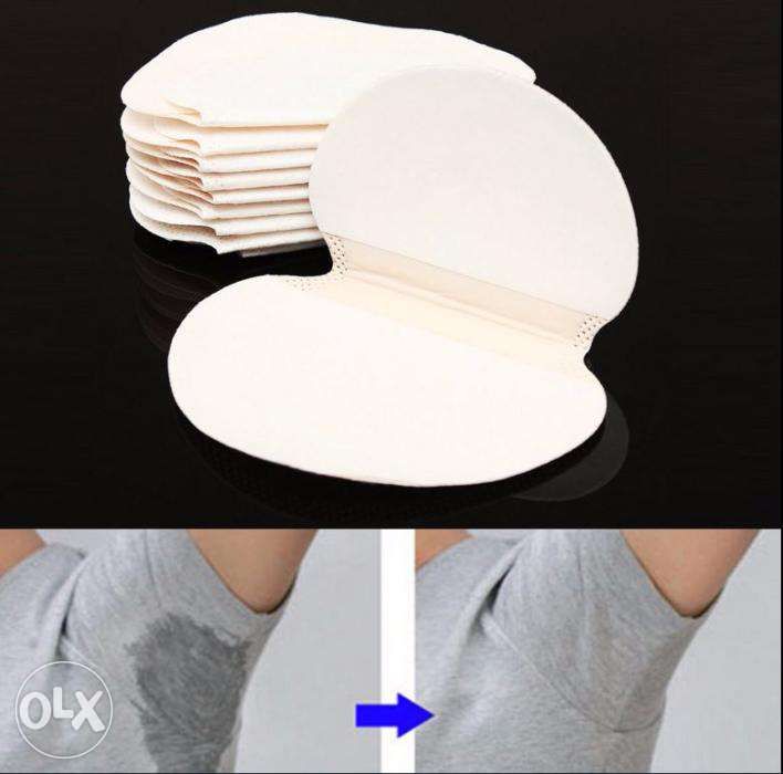 50 Adesivos Anti-Transpirantes Axila, Antimanchas, Suor, Transpiração