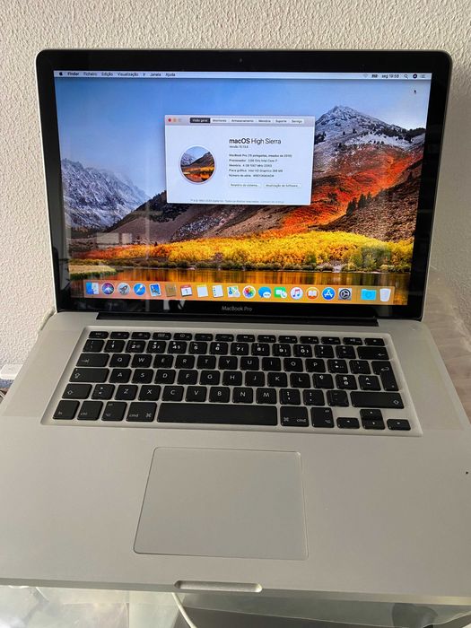Apple Macbook 2010 15" Avariado