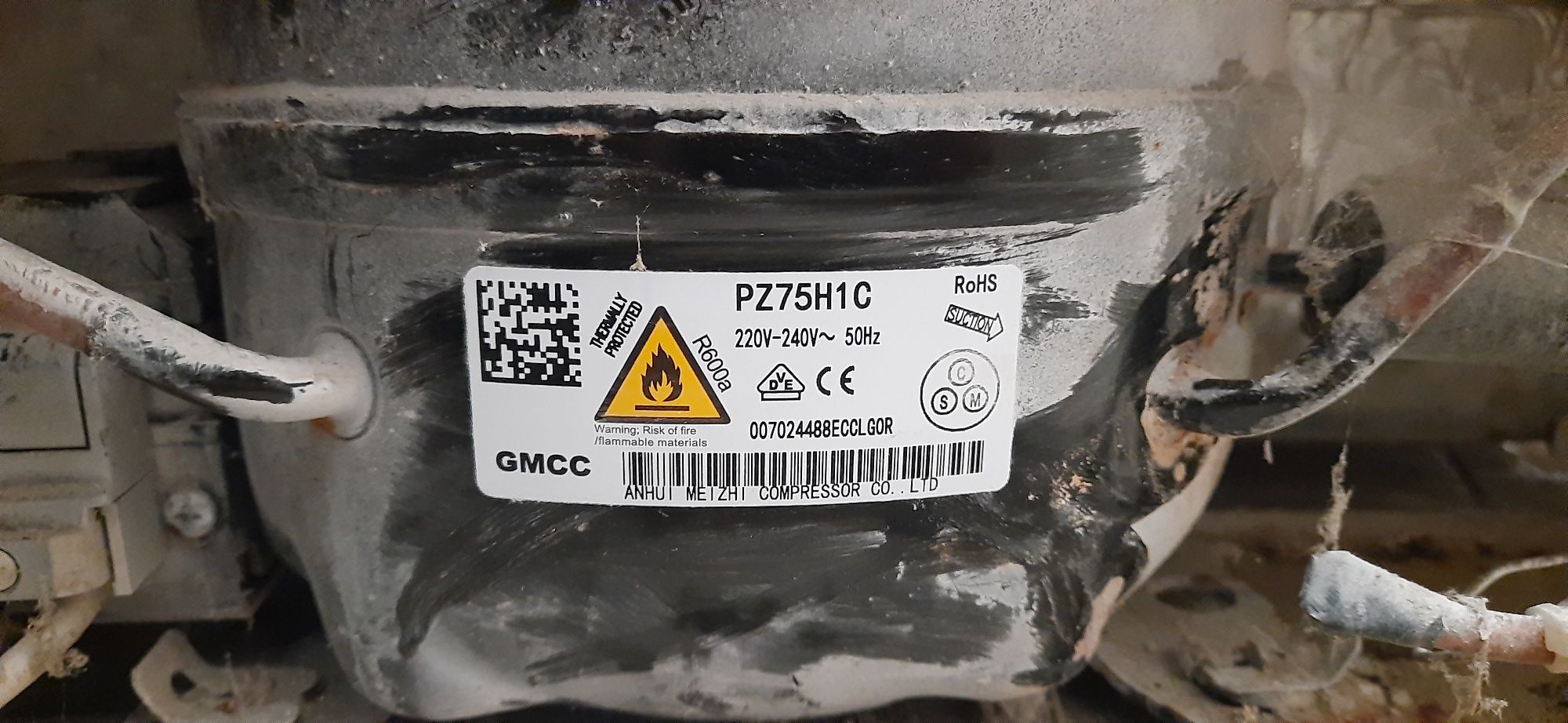 Компрессор морозильной камеры м.к pz75h1c Gorenje