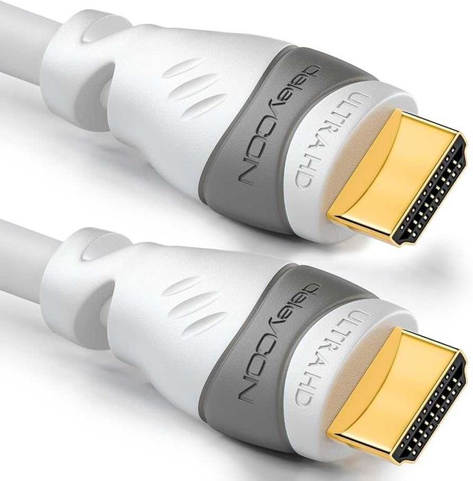 Nowy! 4 metry kabel HDMI-HDMI 2.0 deleyCON UHD 4K 3D HDR