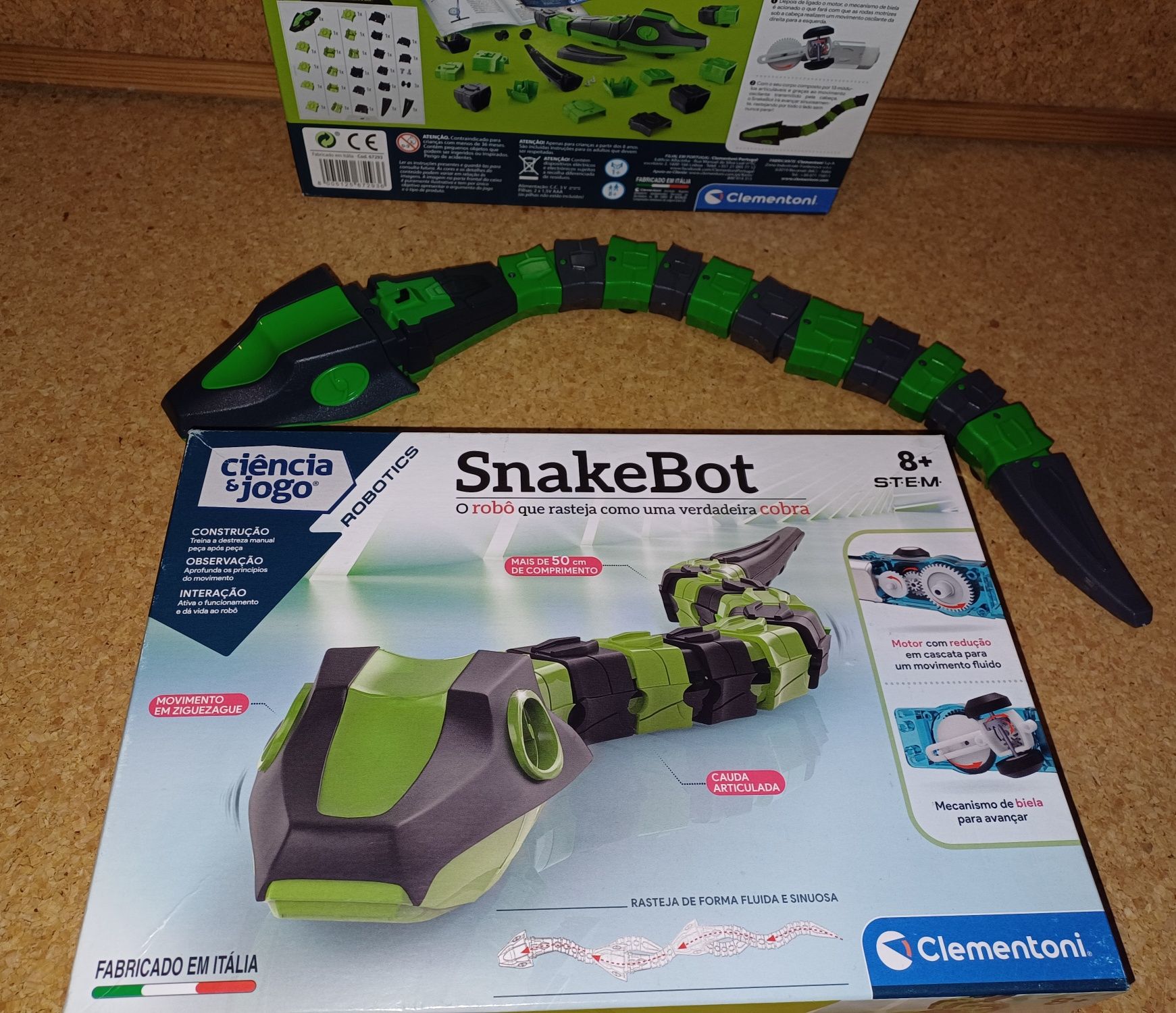 Cobra Robô ,Snakebot, com caixa, como nova.