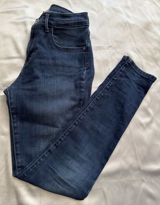 Wrangler High Skinny W26 L30 ciemne rurki