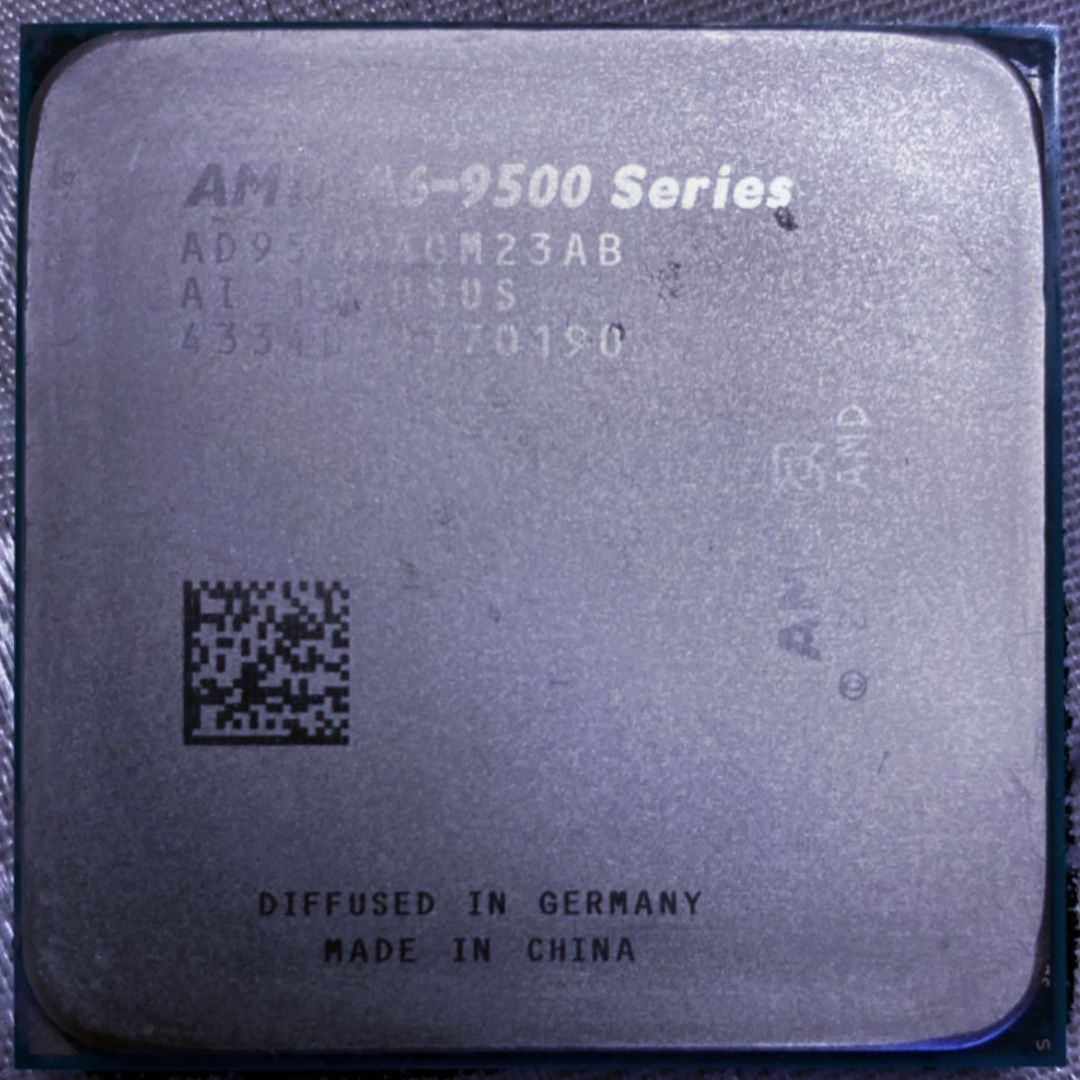 CPU AMD A9500, radeon, AM4