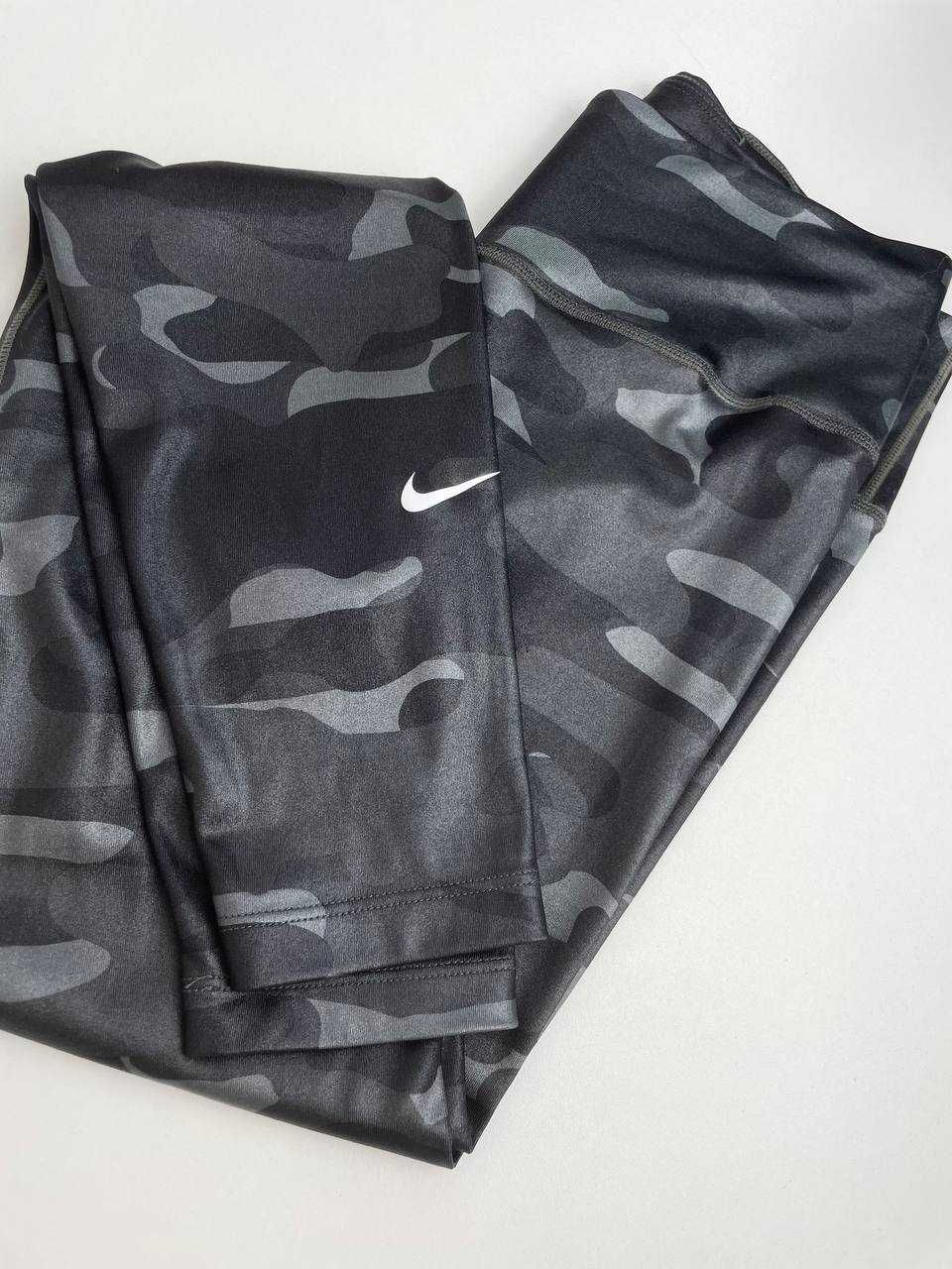 С комуфляжні лосіни Nike dri-fit камуфляжные оригинал