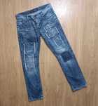 Cipo & Baxx vintage jeansy slim męskie z latami L 3332