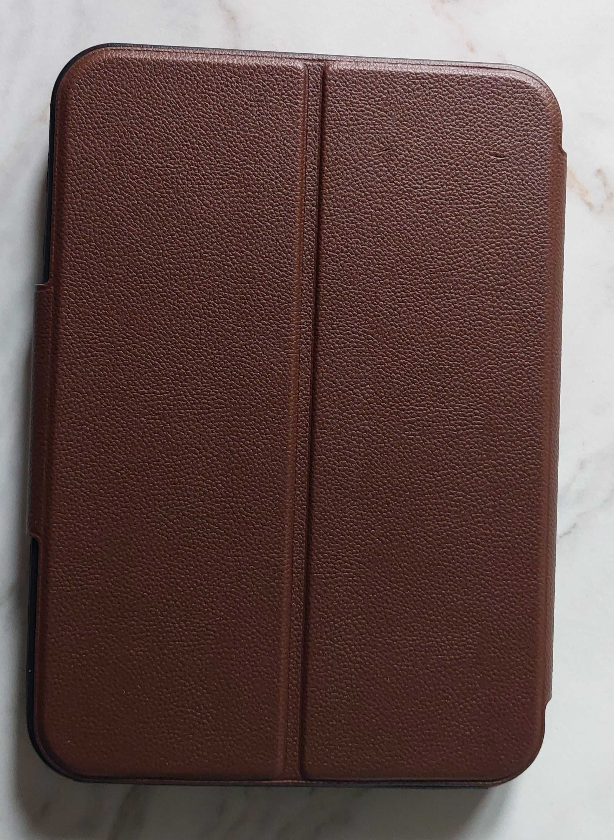 Etui obudowa case pokrowiec futerał z klapką iPad mini 6  2021 brąz