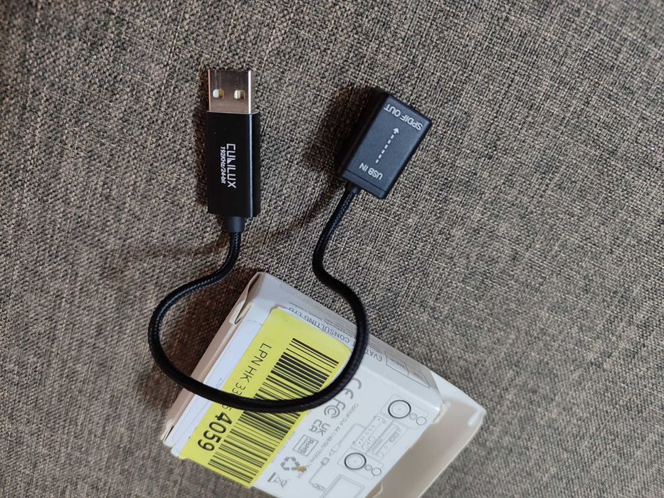 Оптический аудиоконвертер Cubilux USB A в S/PDIF