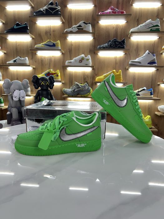 Кросівки Nike Air Force 1 low x Off-White “Brooklyn”Green