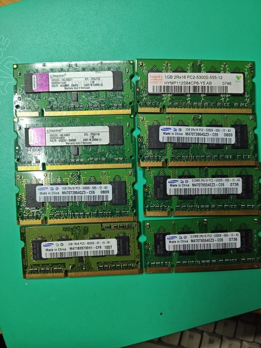 DDR2 Laptop RAM 1gb 512mb