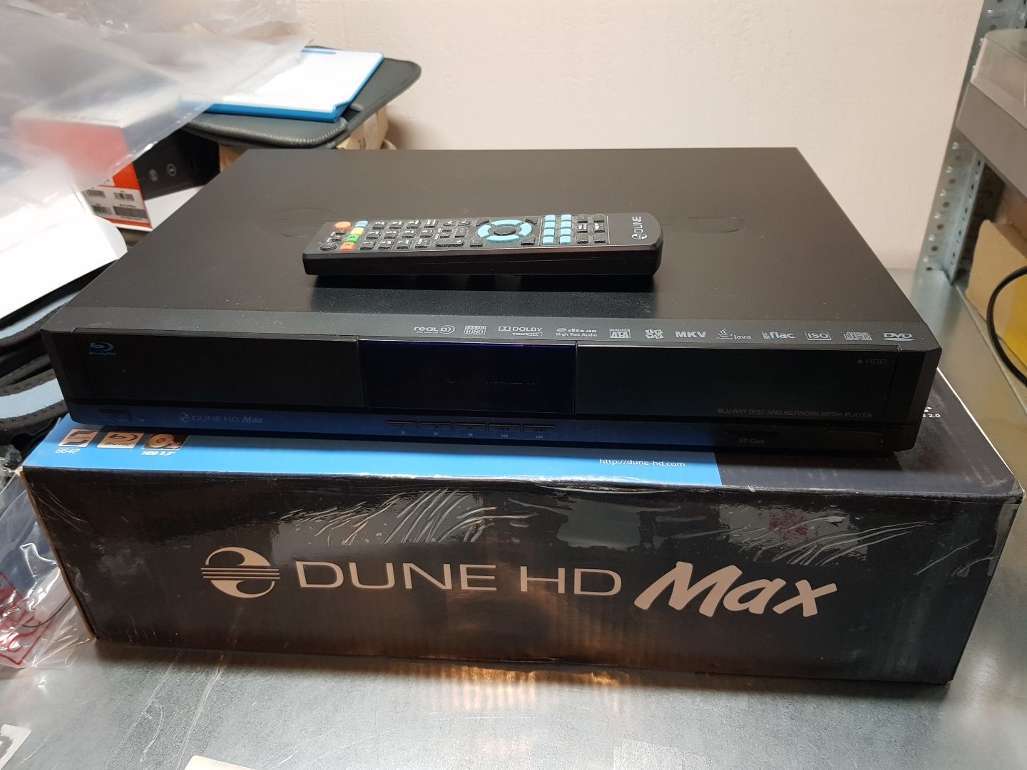 Сетевой медиаплеер Dune HD Max с возможностью установки HDD 3.5"