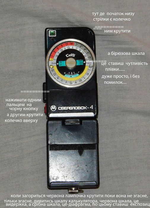 експонометр для фото