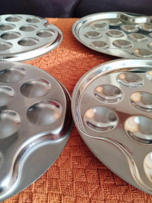 4 pratos de escargot