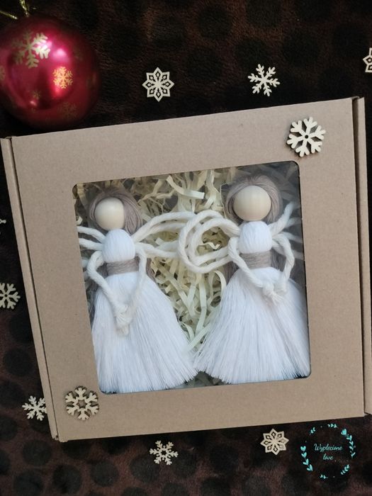 Aniołek zawieszka, na prezent, dodatek do prezentu