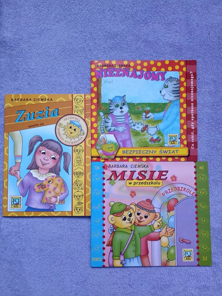 Zestaw książeczek zuzia, misie