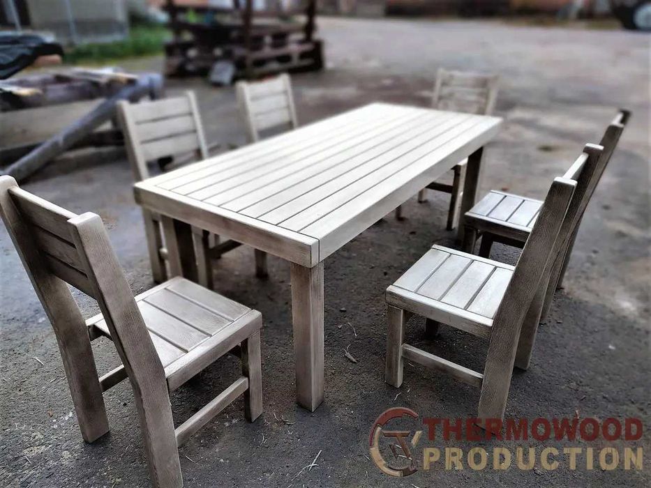 Білі меблі з патиною з масиву дерева від виробника