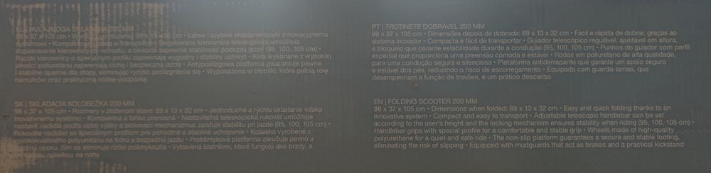 Hulajnoga składana 200 mm Seven For 7, nowa.