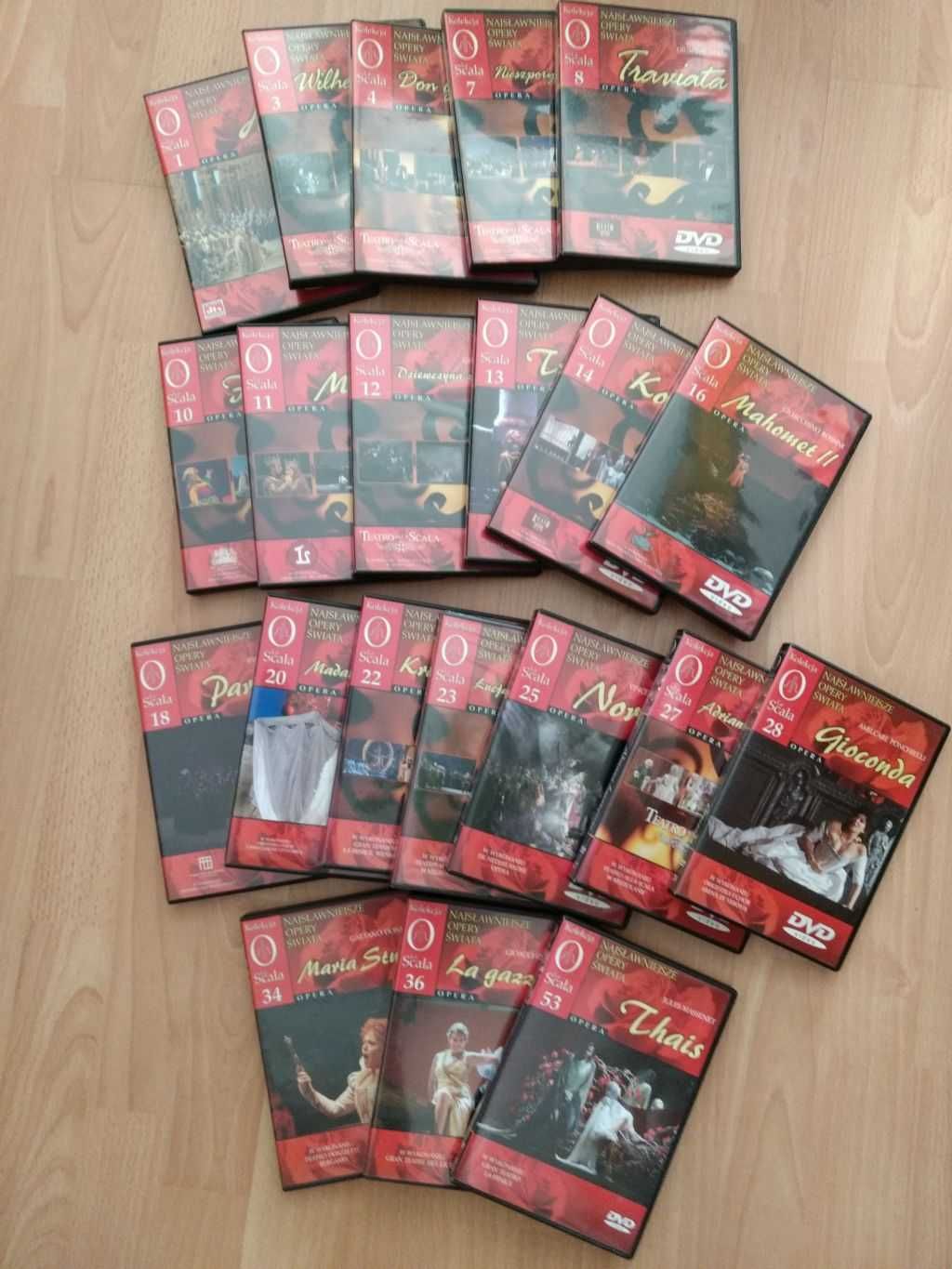 Kolekcja La Scala ~ DVD opery z polskimi napisami ~ 21 tyt. za 60 zł !