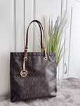 Коричневий шоппер michael kors