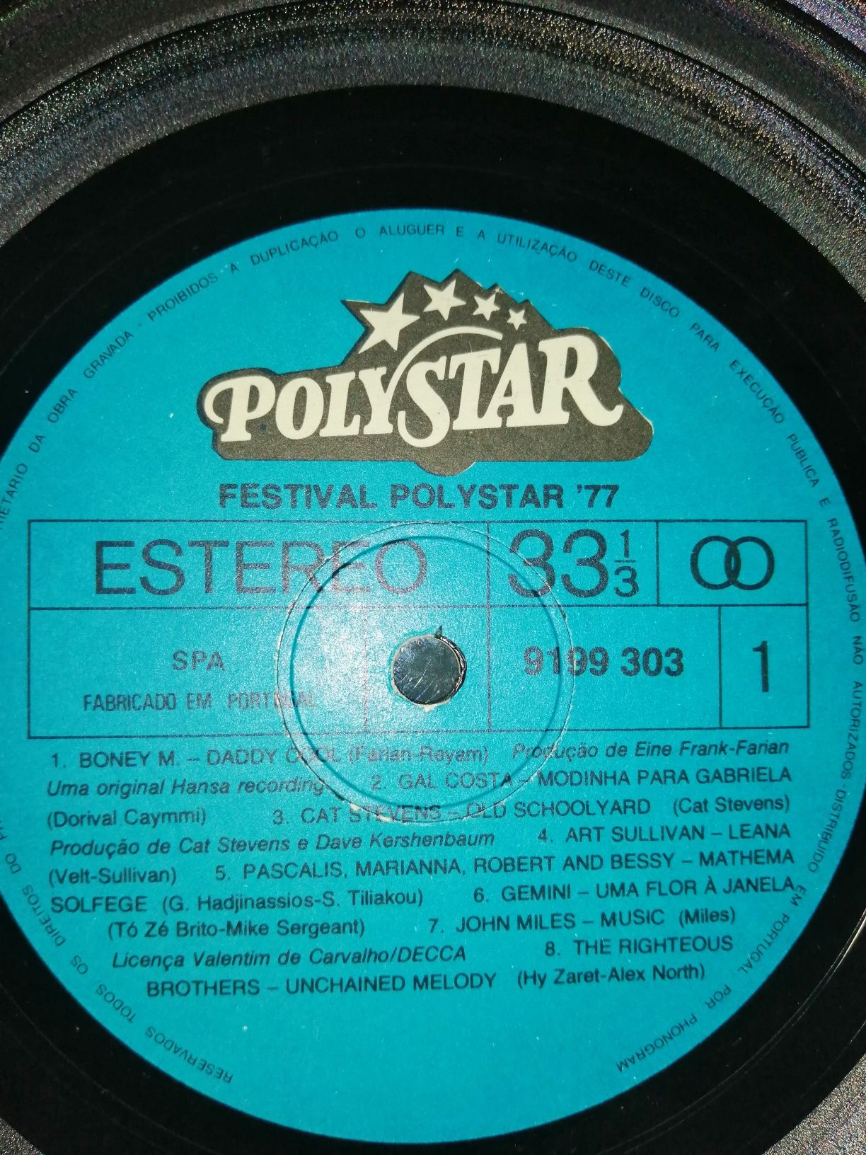 Polystar - Festival 77	Varios artistas	- disco de vinil como novo!!