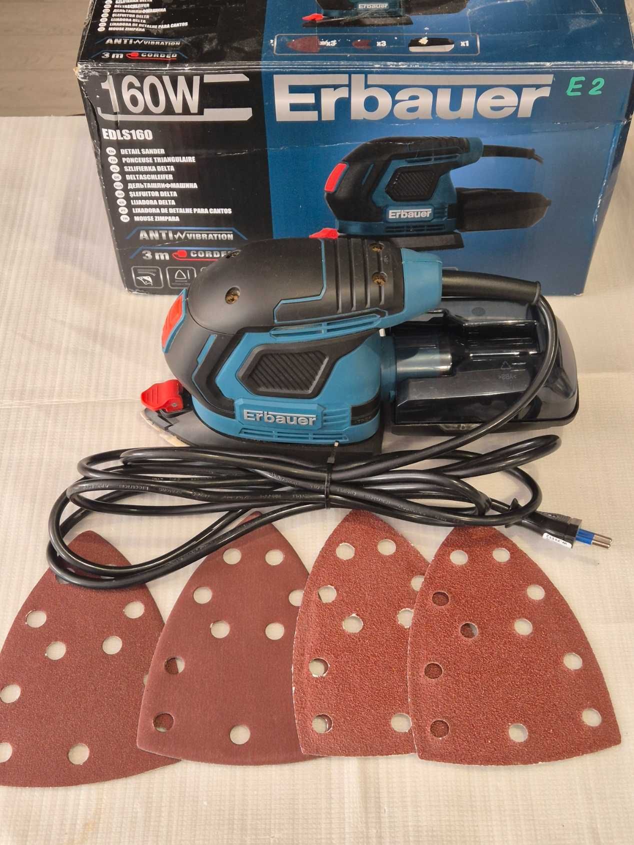 Szlifierka oscylacyjna sieciowe Erbauer 160 W 230 V