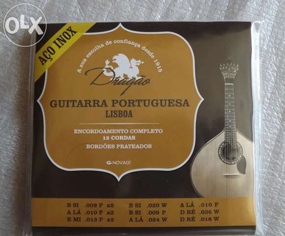 Cordas guitarra portuguesa - Lisboa ou de Coimbra de marca Dragão