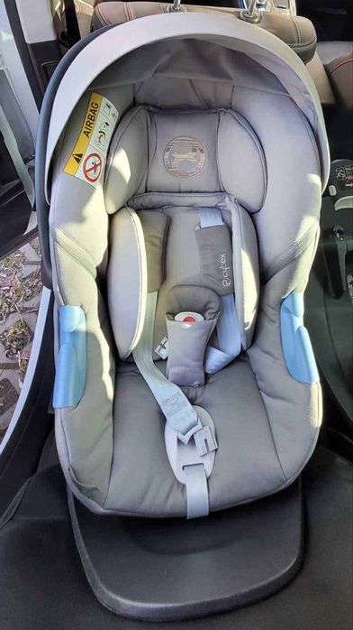 Fotelik samochodowy nosidełko  Cybex Aton 5 + baza Cybex M (ISOFIX)