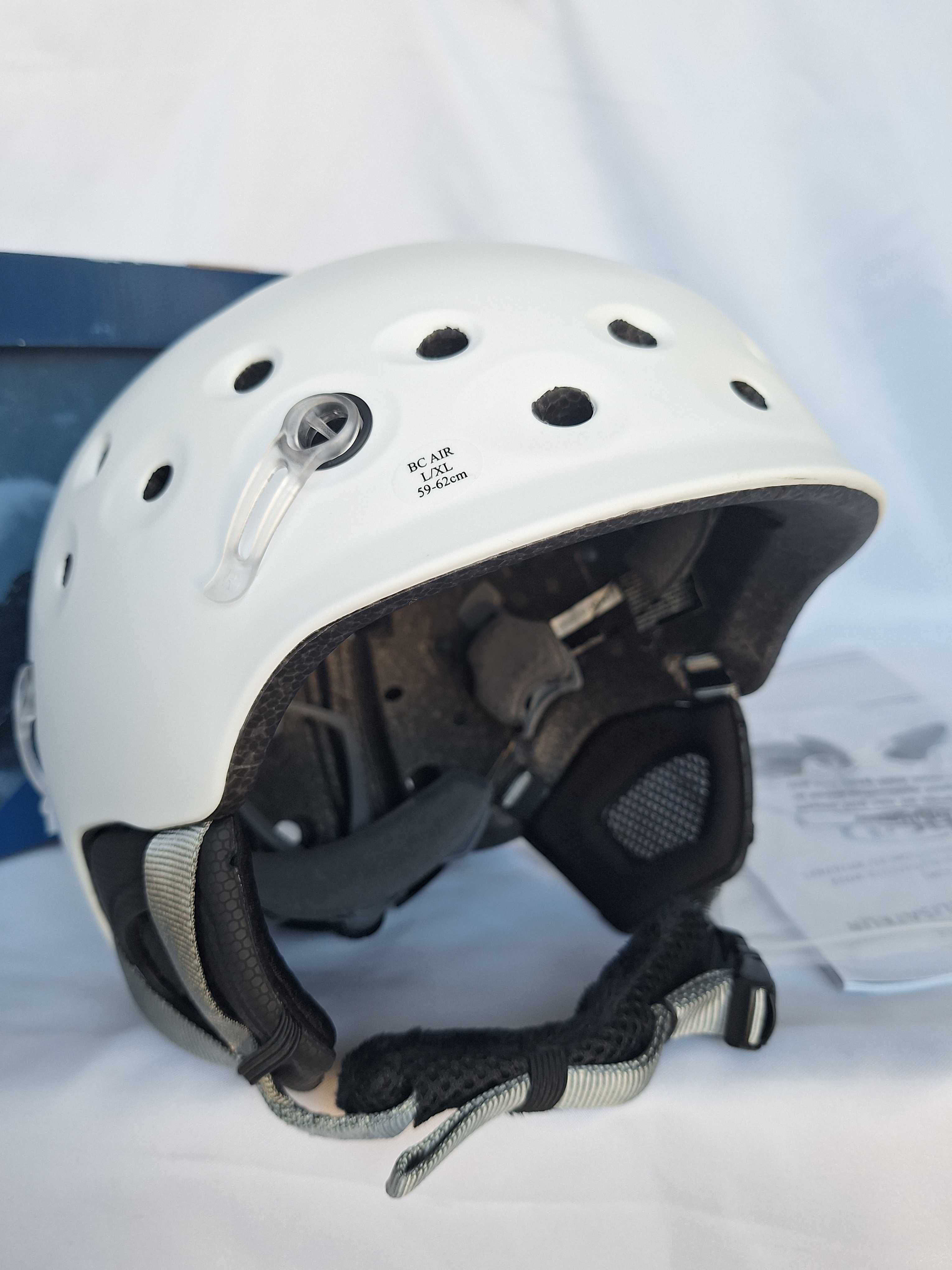 Kask całoroczny uniwersalny narciarski BC Air White L/XL 59-62cm