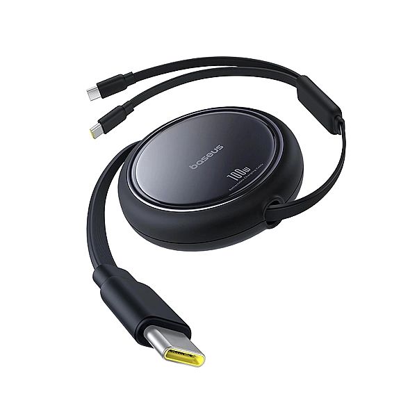 Kabel zwijany Baseus Bright Mirror Series USB-C - 2 x USB-C 100W 1m -