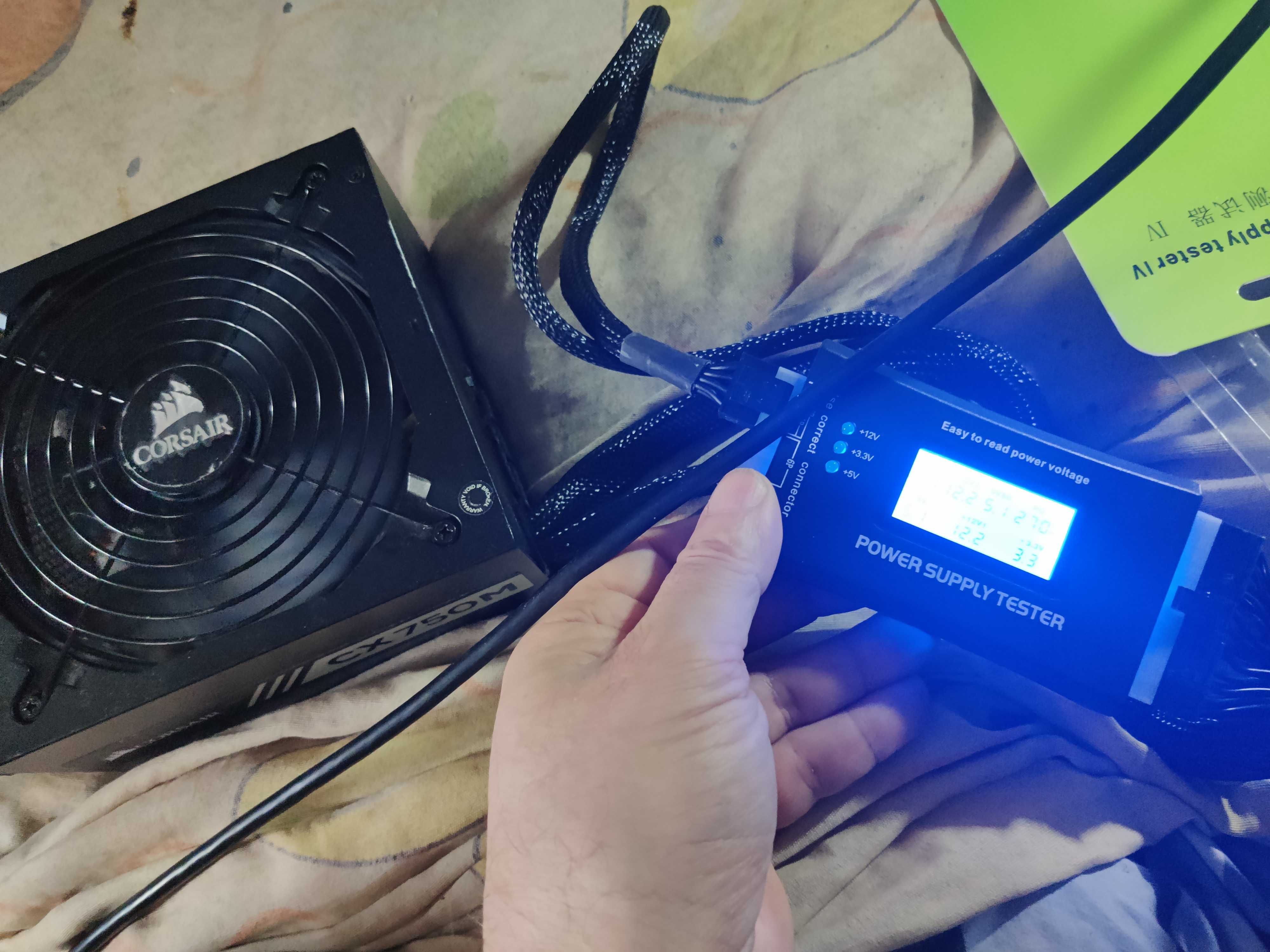 Блок питания Corsair 750W ватт модульный новый сверхтихий ATX живлення