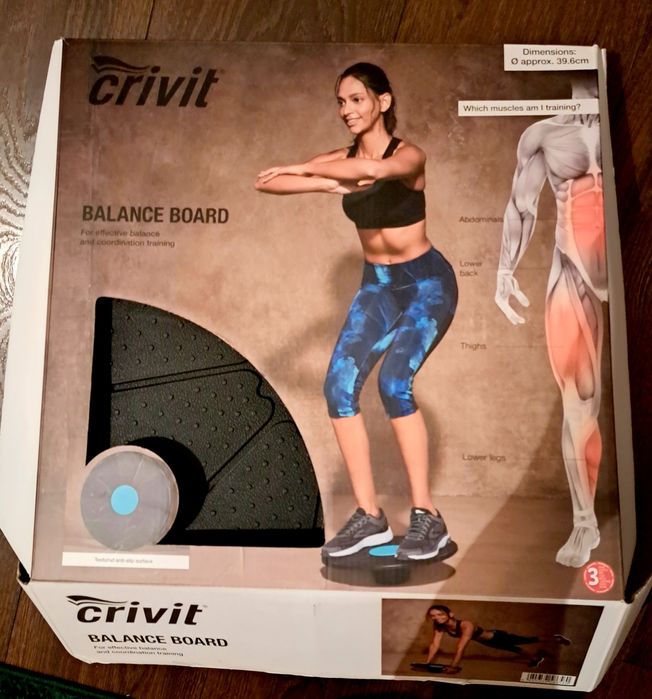 Balance board fitness ćwiczenia sport brzuch