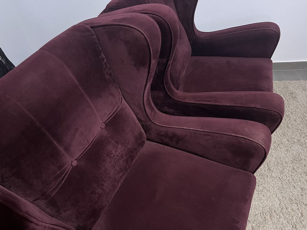 2 Poltronas Bordeaux Usadas em bom estado