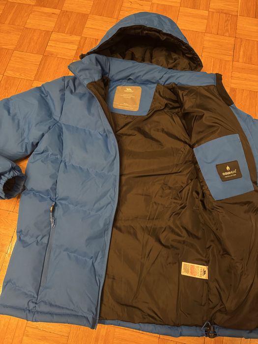 Trespass kurtka pikowana elektryczny niebieski CASUAL MĘSKA BLUSTERY S
