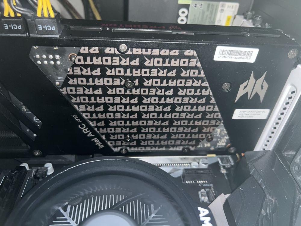 Intel BiFrost ARC A770 OC Predator Acer 16GB GDDR6