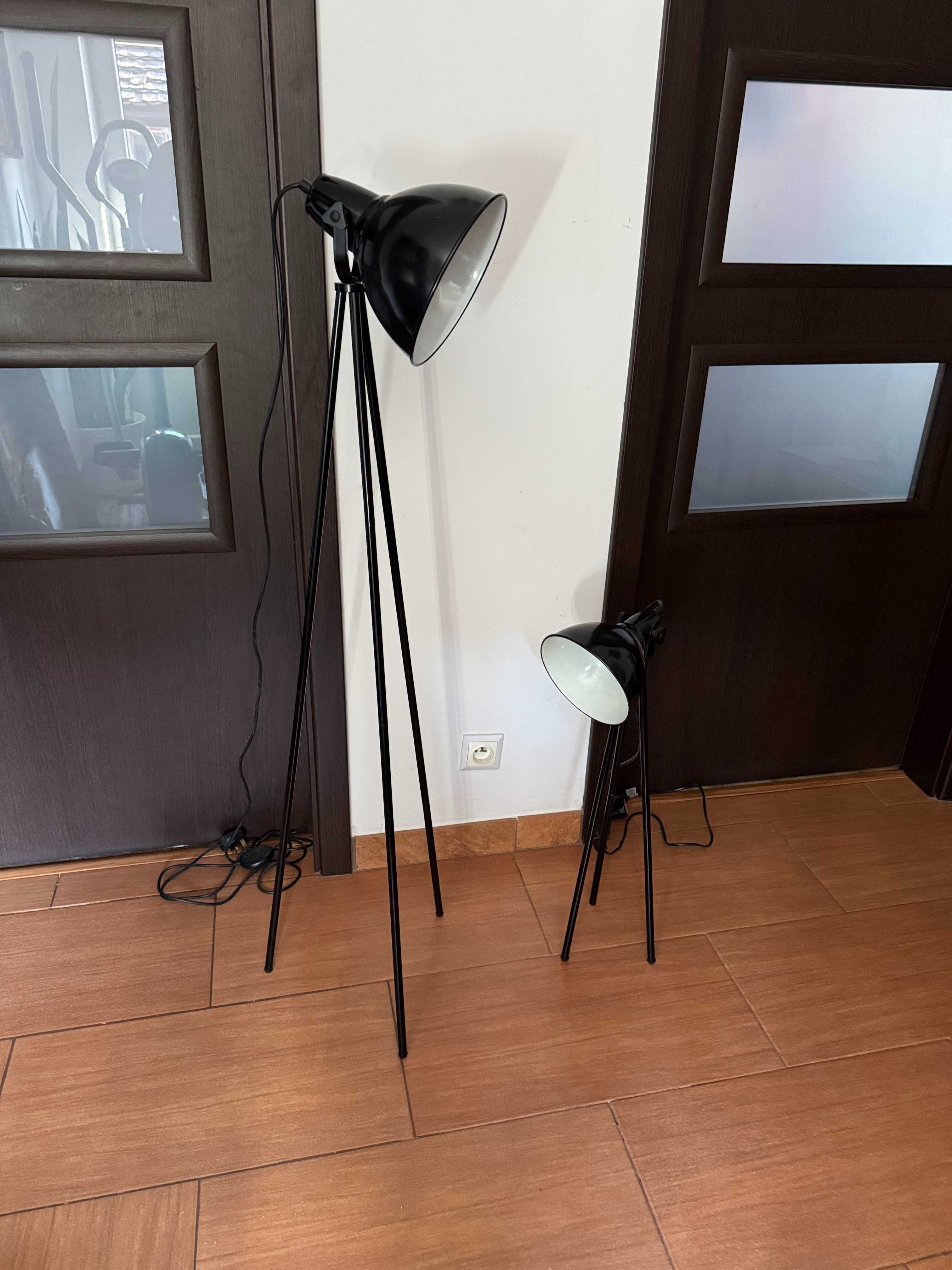 2 lampy podłogowe designerskie