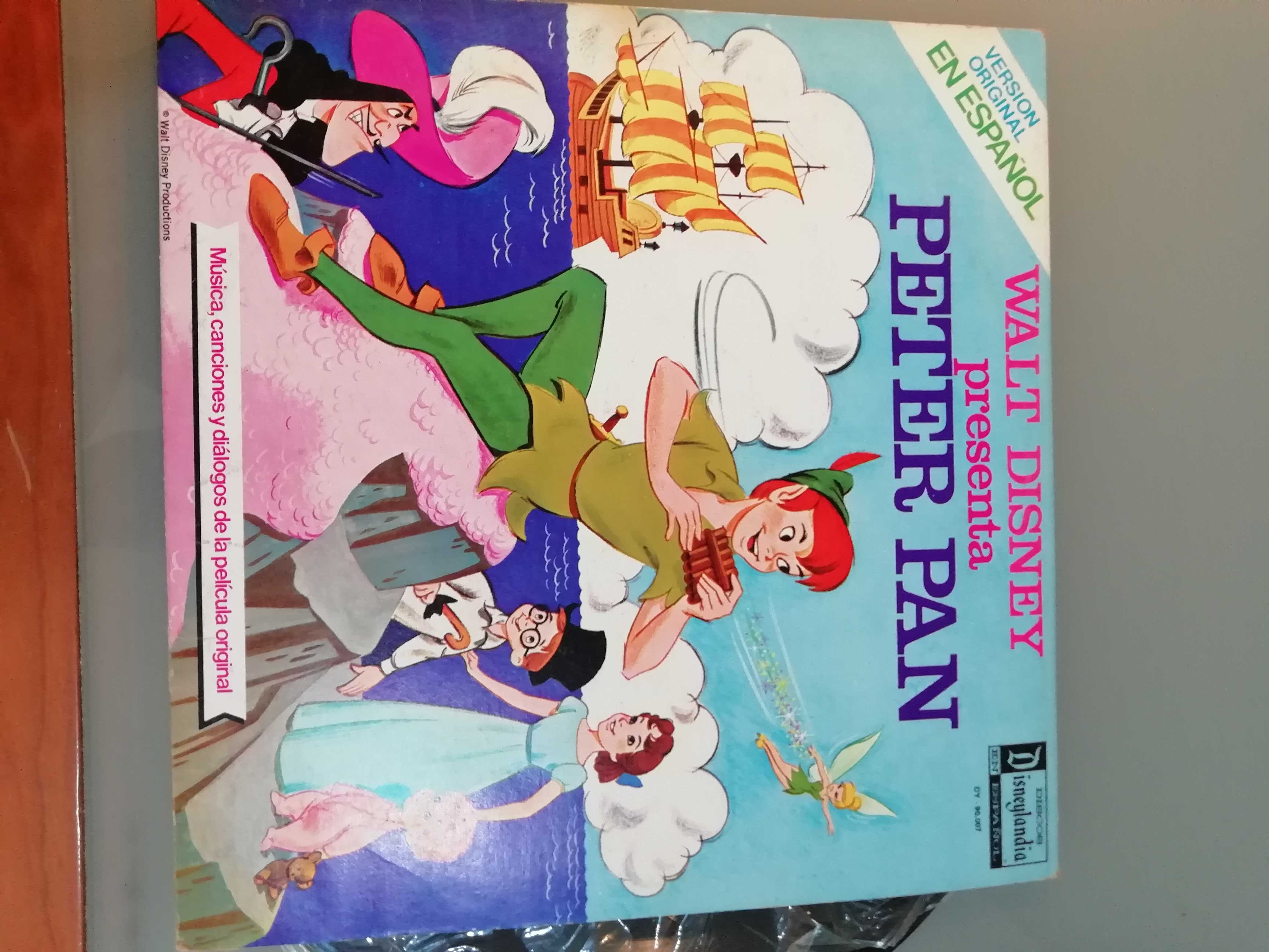 Walt Disney presenta Peter Pan - Vinil Musica infantil América do Sul